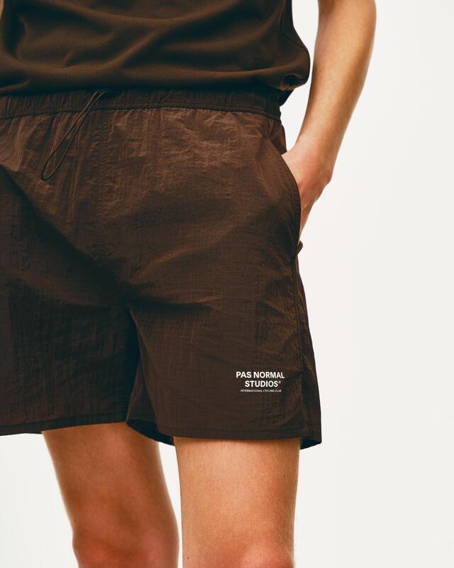Pas Normal Studios Off-Race Shorts L Ripstop - Light Brown 