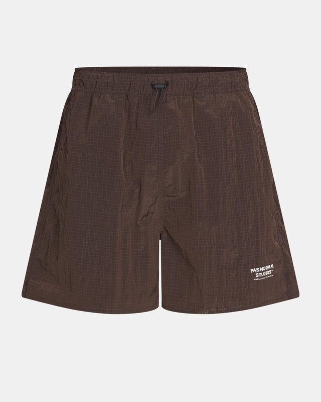 Pas Normal Studios Off-Race Shorts L Ripstop - Light Brown 