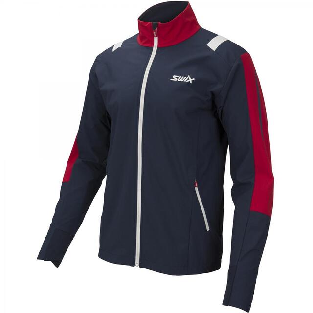 Swix Infinity Jacket M L Dark Navy/ Swix Red 