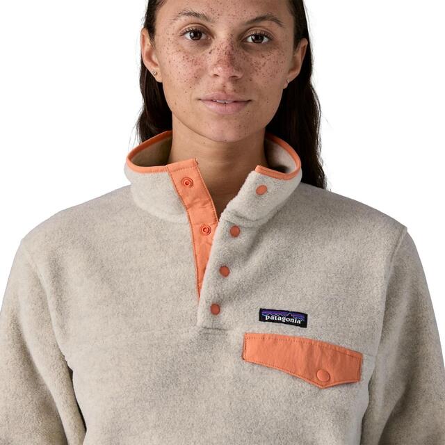 Patagonia Lightweight Synchilla Snap-T Oatmeal Heather S 