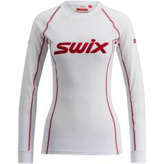 Swix Racex Classic Long Sleeve W M Bright White/Swix Red
