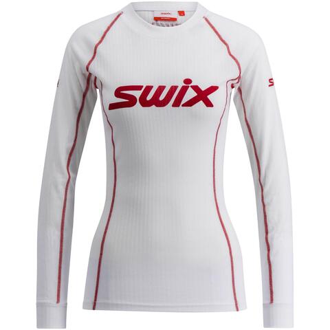 Swix Racex Classic Long Sleeve W M Bright White/Swix Red