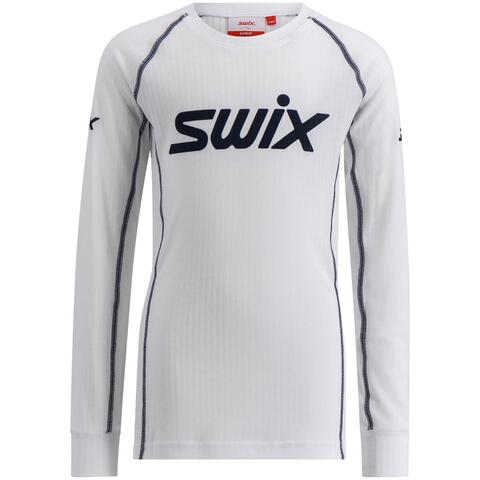 Swix Racex Classic Long Sleeve Jr Bright White/ Dark Navy