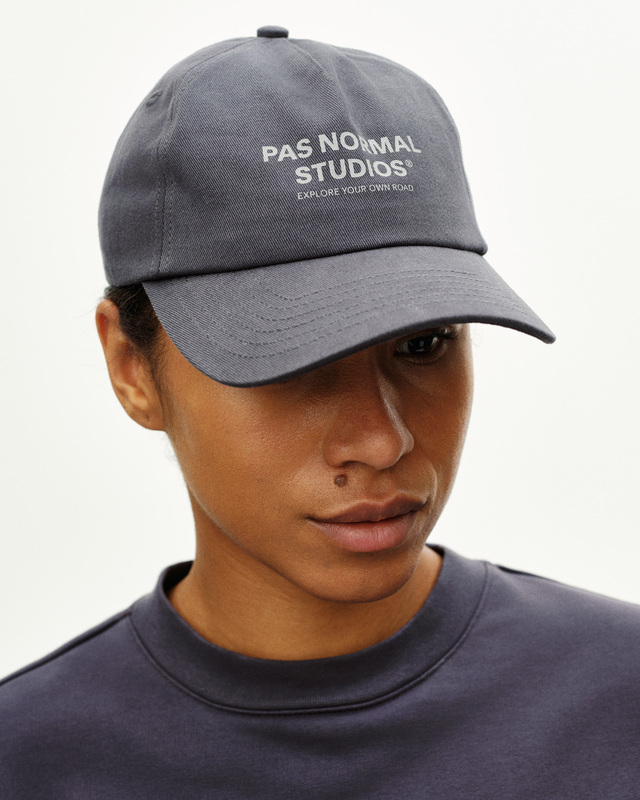 Pas Normal Studios Off-Race Cotton Cap Dark Navy - M/L 