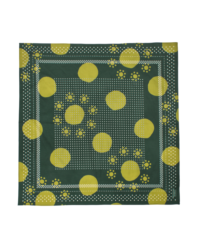 Pas Normal Studios Off-Race Bandana Moss Green - One Size 