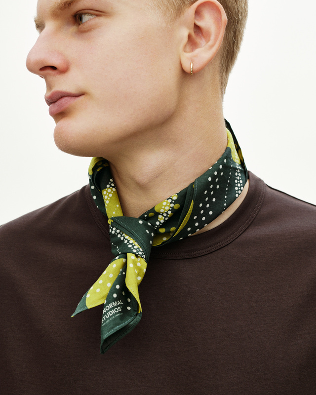 Pas Normal Studios Off-Race Bandana Moss Green - One Size 