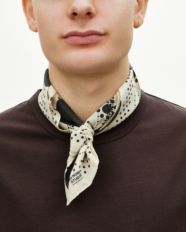 Pas Normal Sudios Off-Race Bandana Off White - One Size 