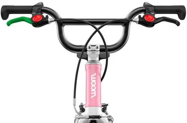 Woom Go 3 16" Powder Pink Barnesykkel 5,7kg, 4-6 år, 105-120cm 