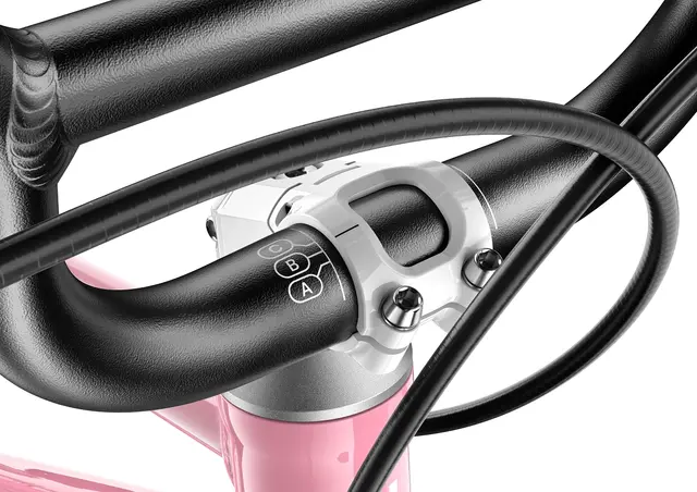 Woom Go 3 16" Powder Pink Barnesykkel 5,7kg, 4-6 år, 105-120cm 