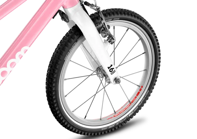 Woom Go 3 Automagic 16" Powder Pink 6,1kg, 4-6 år, 105-120cm 