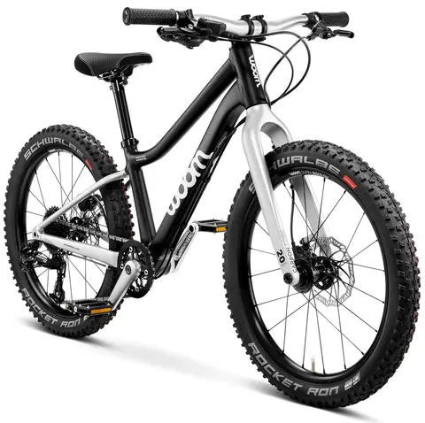 Woom OFF 4 20" Black 7,8kg, 6-8 år, 118-130cm