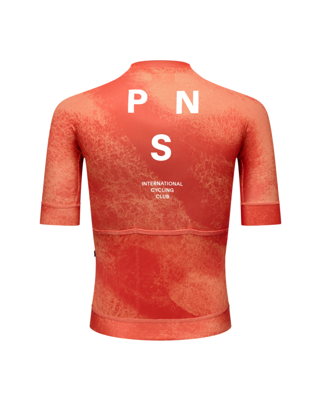 Pas Normal Studios Mechanism Jersey M AOP Hibiscus Orange 