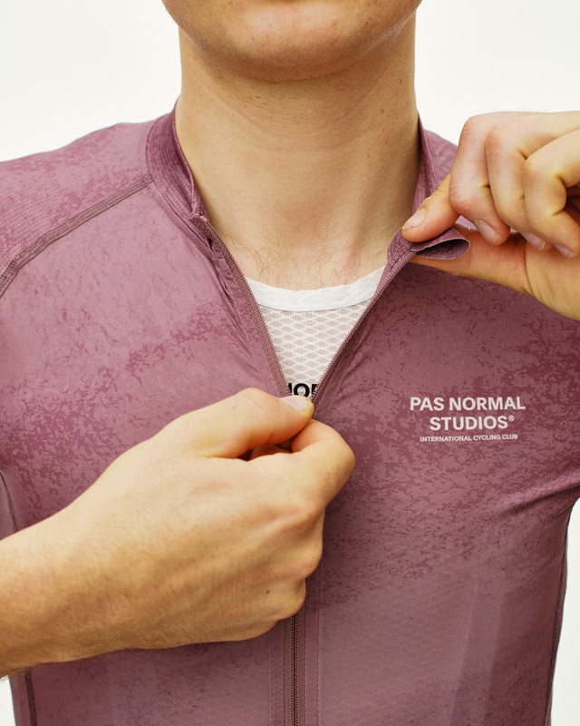 Pas Normal Studios Mechanism Jersey M AOP Dark Mauve 