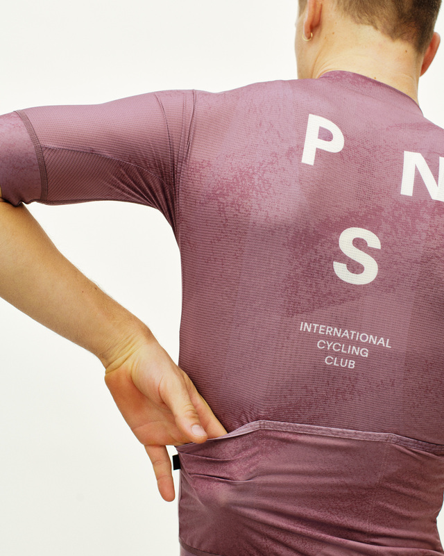 Pas Normal Studios Mechanism Jersey M AOP Dark Mauve 