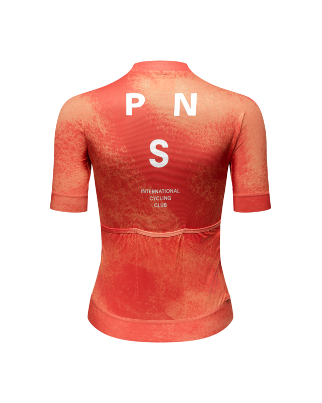 Pas Normal Studios Women's Mechanism S Jersey AOP Hibiscus Orange 