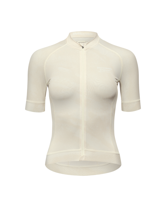 Pas Normal Studios Women's Mechanism S Jersey AOP Off White 