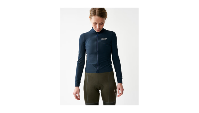 Pas Normal Studios Womens Mechanism XS Long Sleeve Jersey - Navy 
