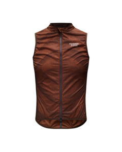Pas Normal Studios Mechanism Stow Away S Gilet - AOP Light Brown