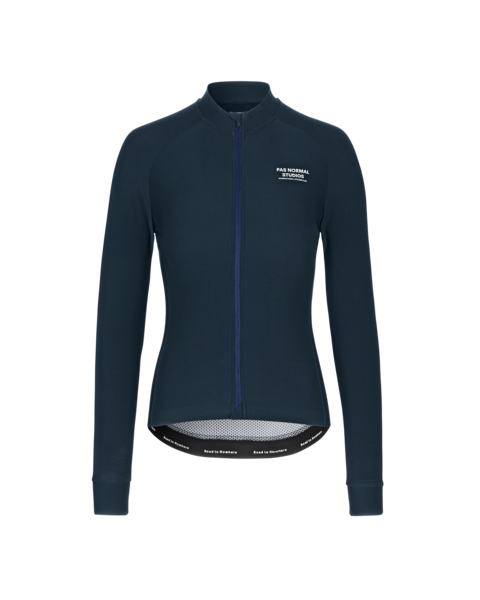 Pas Normal Studios Womens Mechanism Long Sleeve Jersey - Navy