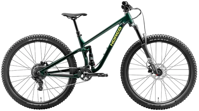 Norco Fluid 27.5" Fulldempet Juniorsykkel - Dark Green 