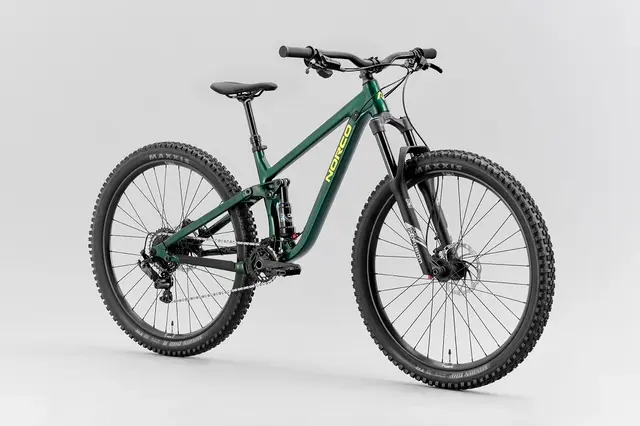 Norco Fluid 27.5" Fulldempet Juniorsykkel - Dark Green 