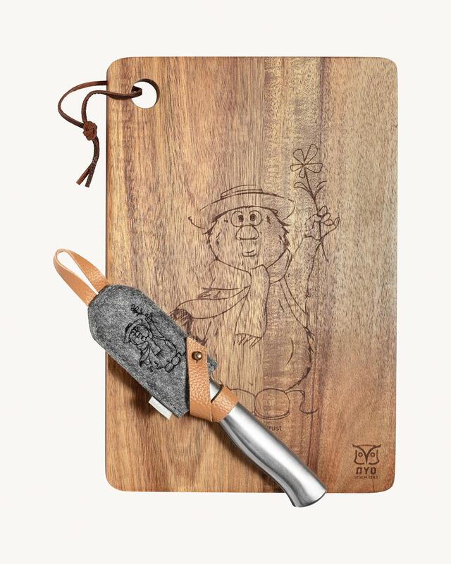 Øyo LUDVIG KOKKESETT, KOKKEKNIV M/SLIRE og fjøl 