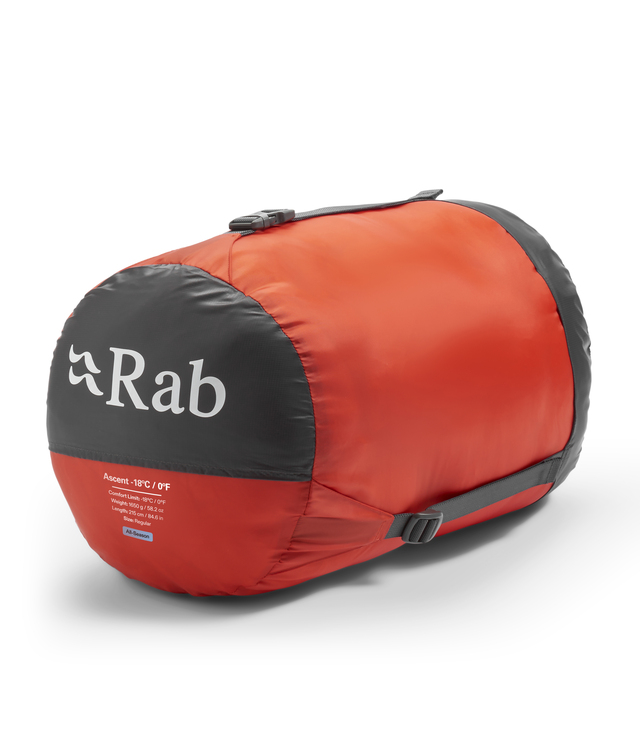 Rab Ascent -18c / 0f - Left/Long Tbm Tempest Blue/Maya Blue 