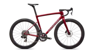 Specialized Tarmac SL8 Pro - Force E1 Bestillingsvare - Gloss Red Sky/Chrome