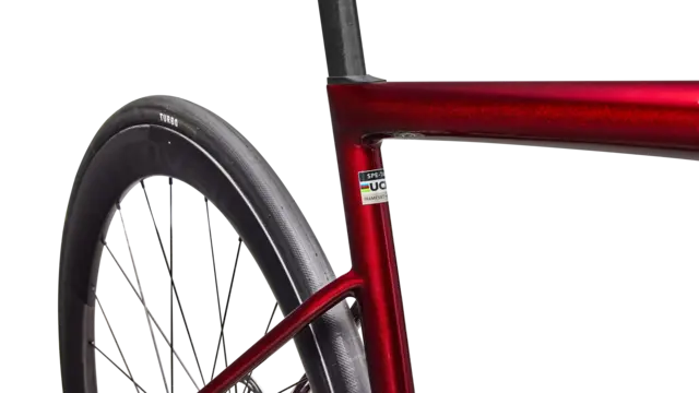 Specialized Tarmac SL8 Pro - Force E1 Gloss Red Sky/Chrome - 44cm 