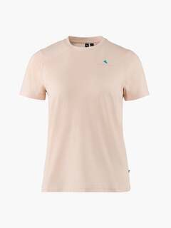 Klättermusen Root Logo SS Tee Dame S Cedar Rose