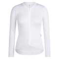 Rapha Women's Pro Team Long Sleeve L Lightweight Jersey - White/Silver