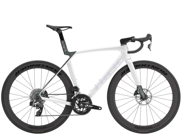 Trek Madone SL 6 AXS Gen 8 XS Gloss Crystal White/Matte Deep Smoke 