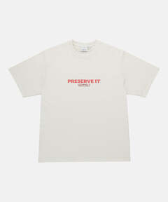 Gramicci Footprints Tee Pigment Dyed S Natural pigment