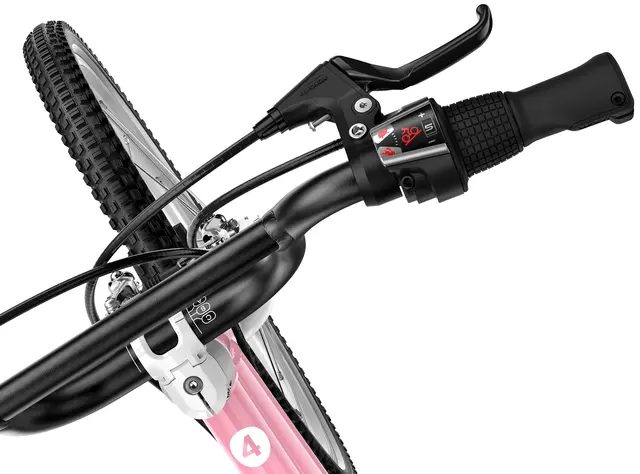 Woom Go 4 20" Powder Pink 7,8kg, 6-8 år, 115-130cm 