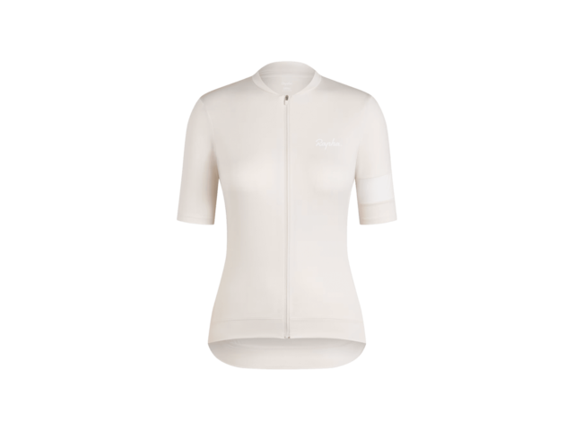 Rapha Core Women's Cycling Jersey L Grey/White 