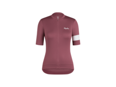 Rapha Core Women's Cycling Jersey XS Brown/White