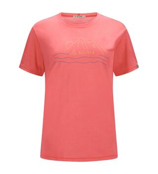 Aclima Lightwool 140 Tee Sunset Dame Sun Kissed Coral