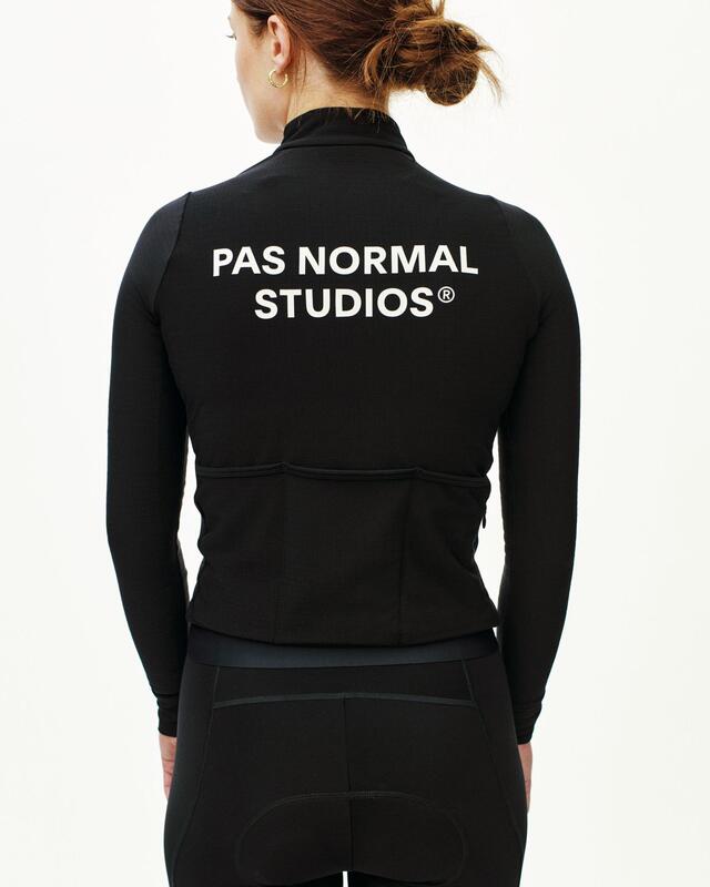 Pas Normal Studios Womens Essential XS Long Sleeve Jersey - Black 