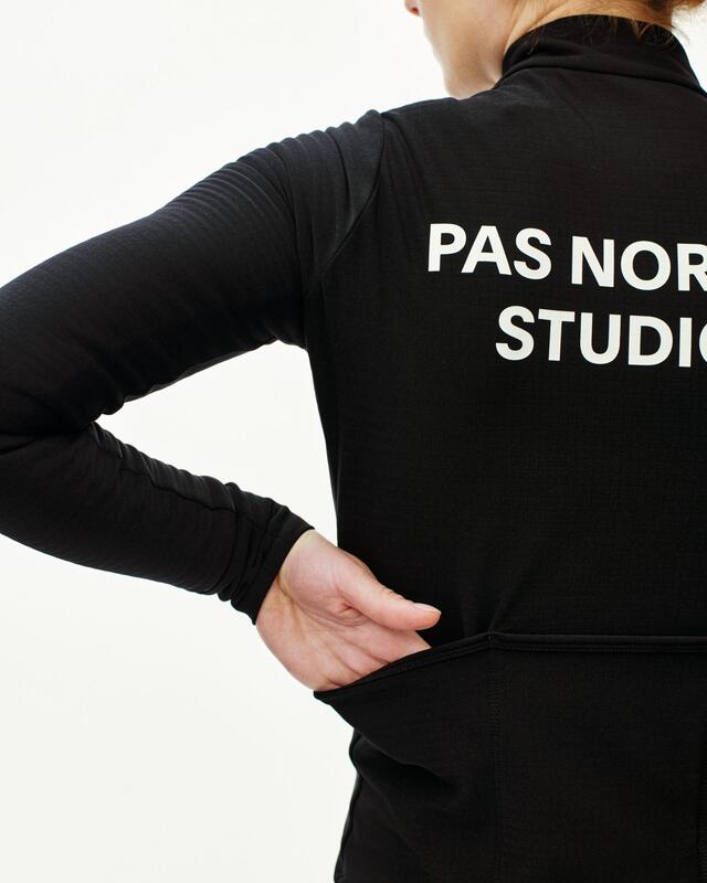 Pas Normal Studios Womens Essential XS Long Sleeve Jersey - Black 