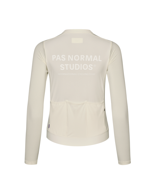 Pas Normal Studios Womens Essential S Light Long Sleeve Jersey - Off White 
