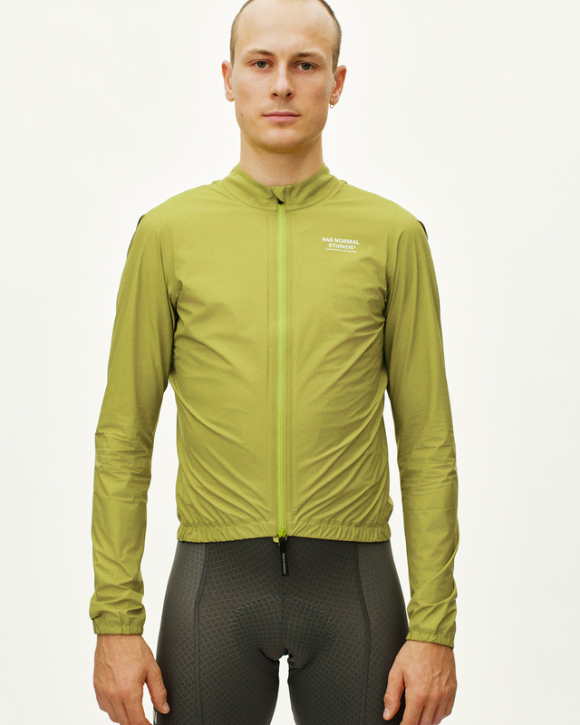 Pas Normal Studios Mechanism Pertex M Rain Jacket - Moss Green 