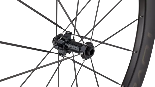 Roval Terra Aero CLX - Front Satin Carbon/Gloss Black 