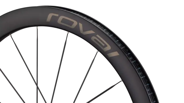 Roval Terra Aero CLX - Front Satin Carbon/Gloss Black 