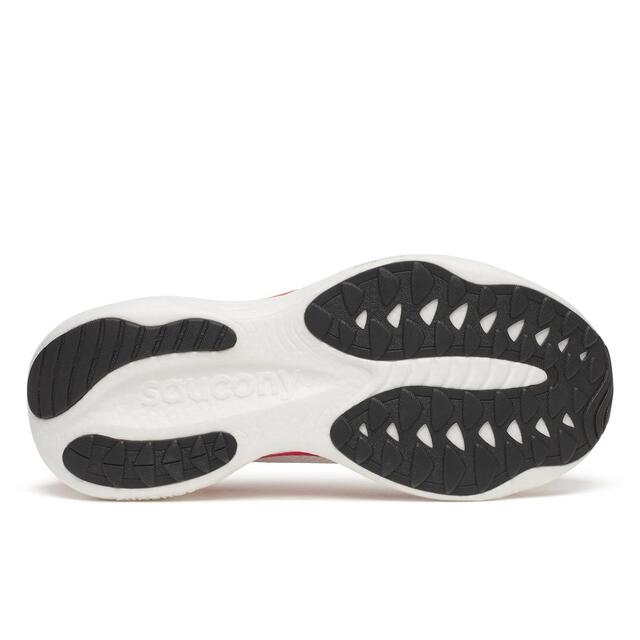 Saucony Ride 19 Herre 42 White/Crimson 