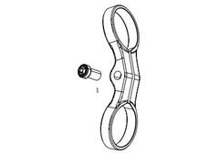 SRAM Spare part Clamp Electronic Control POD AXS