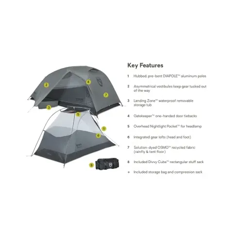 NEMO Dragonfly OSMO Bikepack Telt - 2P 