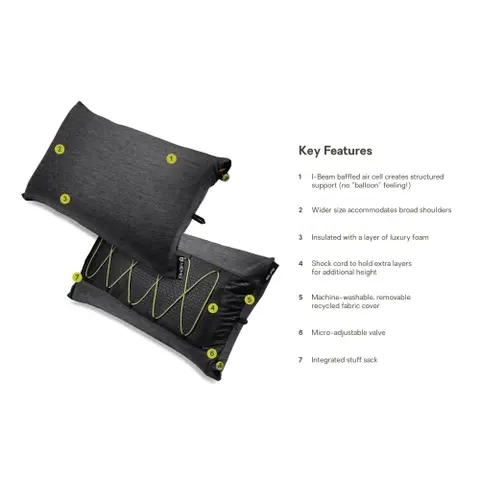 NEMO Fillo Wide Black Pearl/Birch Bud 