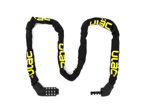 Uläc Street Fighter Kjettinglås Sort Ko de, 5mm x1000mm, 560gr, Level 5 