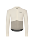 Pas Normal Studios Mechanism Pro L Long Sleeve Jersey - White/Light Grey
