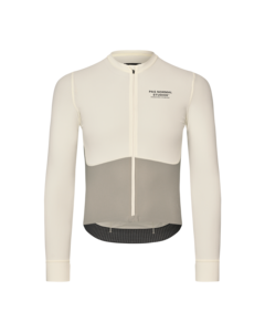 Pas Normal Studios Mechanism Pro M Long Sleeve Jersey - White/Light Grey